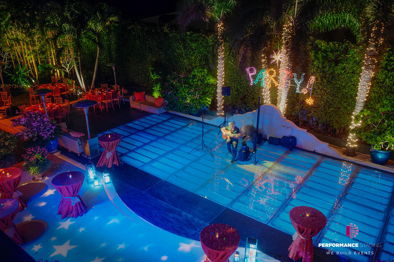 Transform Your Backyard Or Venue With A Custom Pool Cover Dance Floor