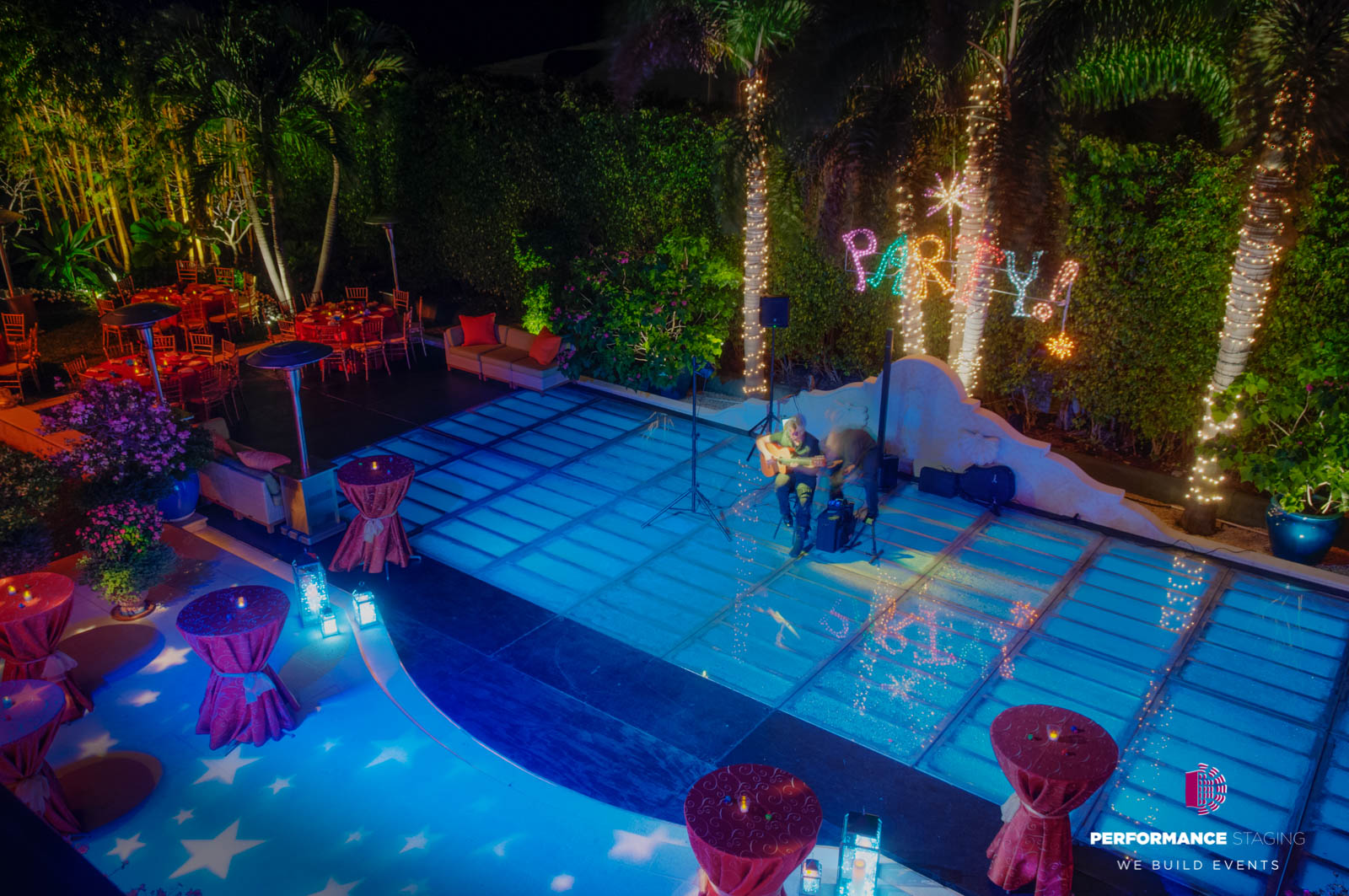 Transform Your Backyard Or Venue With A Custom Pool Cover Dance Floor Venue With A Custom Pool Cover Dance Floor