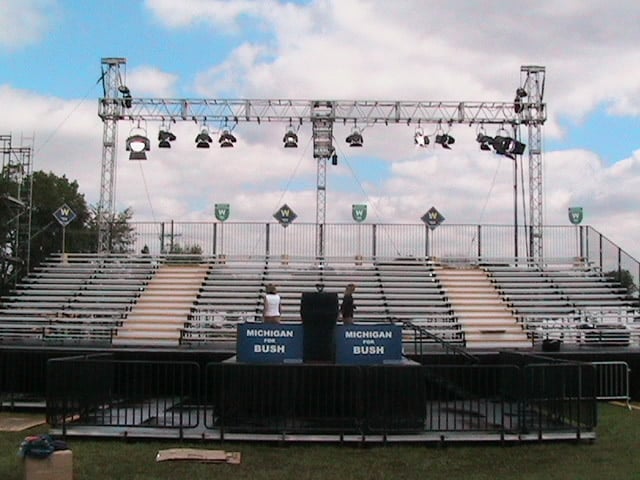 Bleacher Rental Example Photo