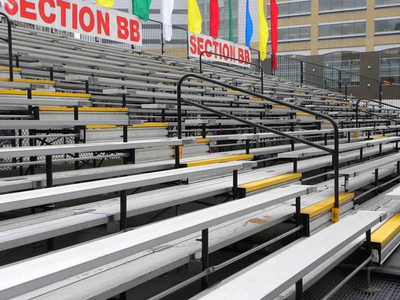 Bleacher Rental Example Photo