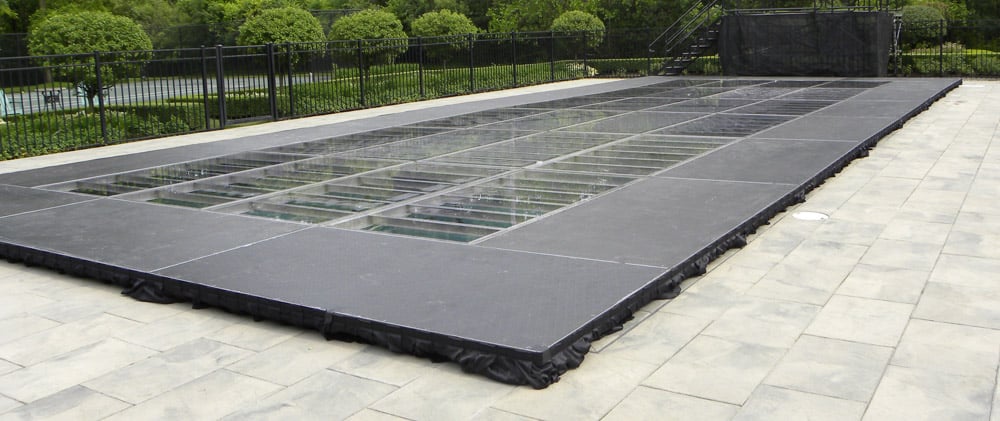 Clear Pool Cover Rental