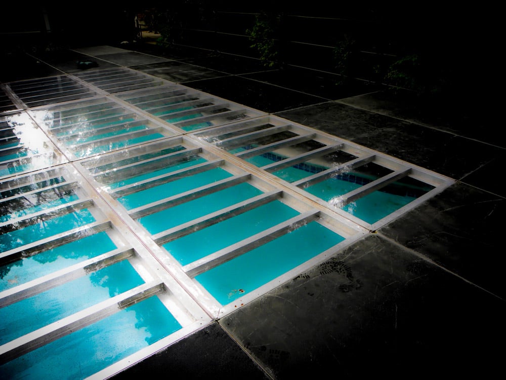 Clear Pool Cover Rental