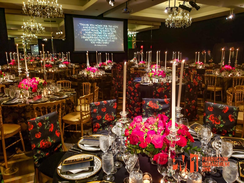 NCMEC Hope Ball production in the Corcoran Ballroom at the Four Seasons in Washington, DC