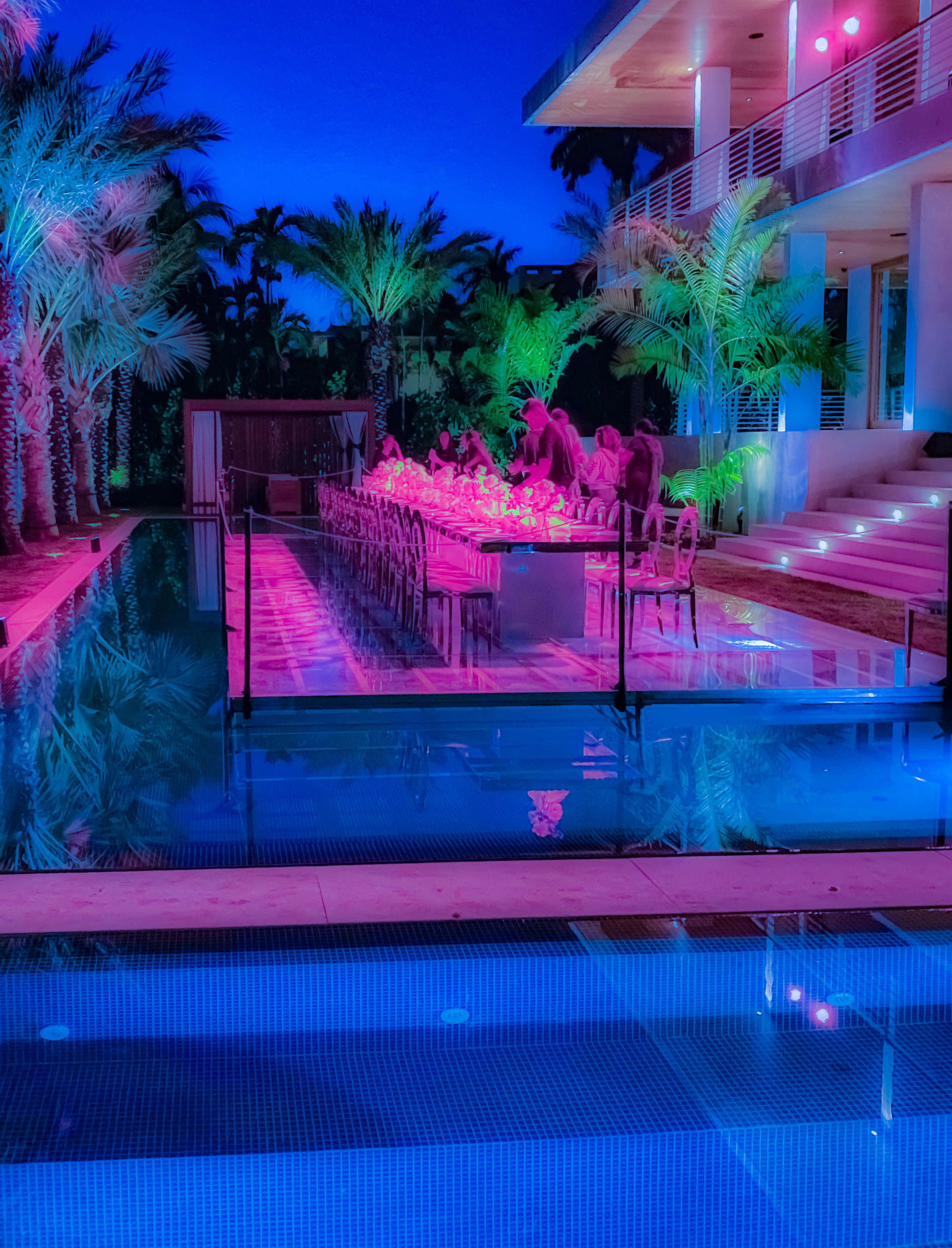Art Basel Pool Cover in Miami Beach Florida
