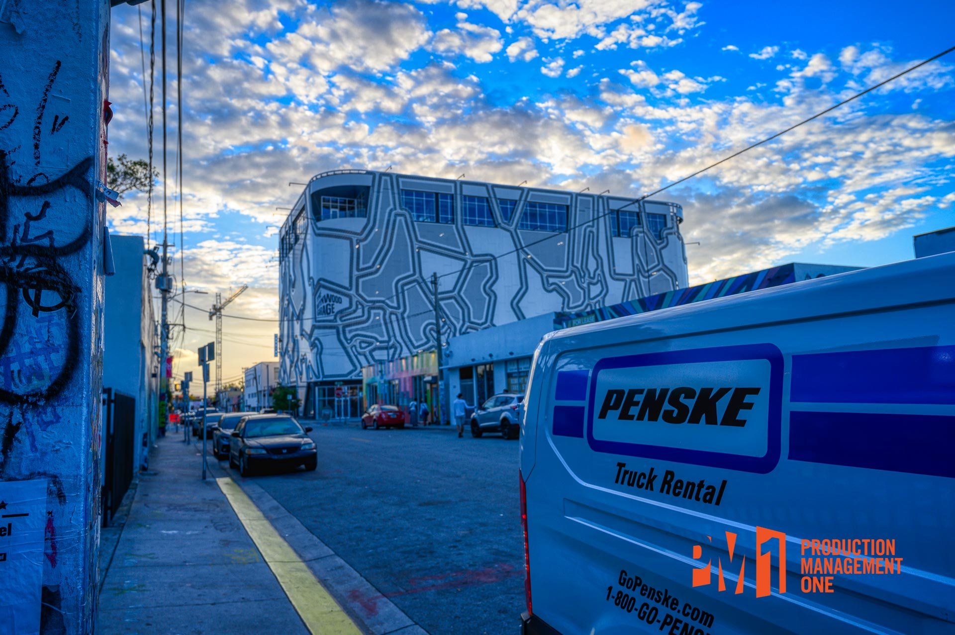 The iconic Wynwood Garage; Adjacent to my equally iconic penske van.