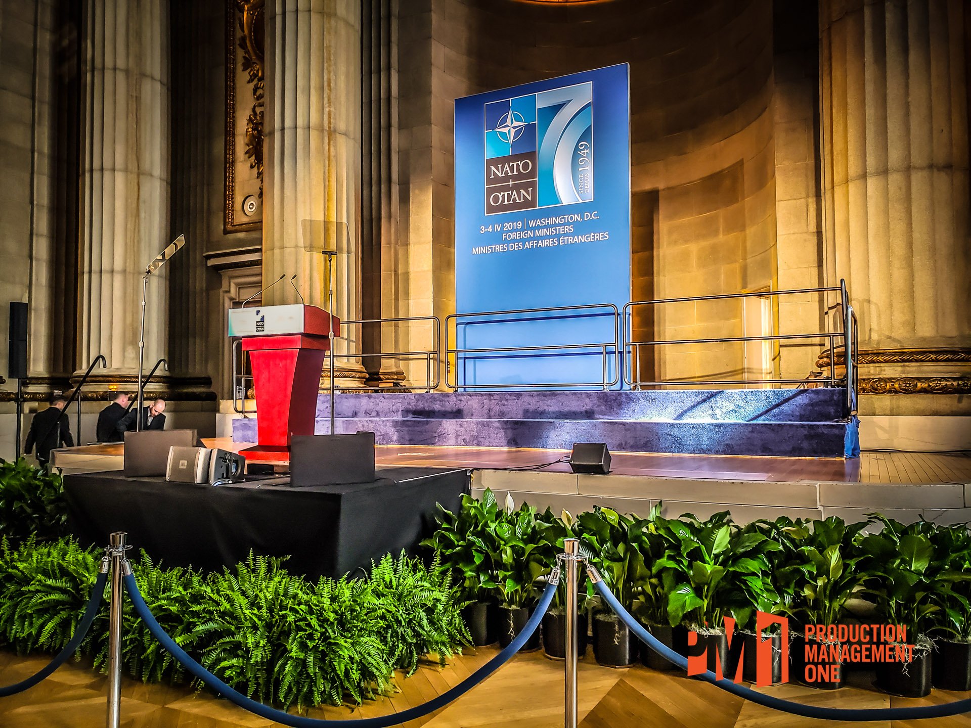 Full Event Production For NATO / US State Department at the Historic Andrew W. Mellon Auditorium in Washington DC