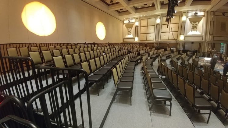 Curved Audience Riser Rental