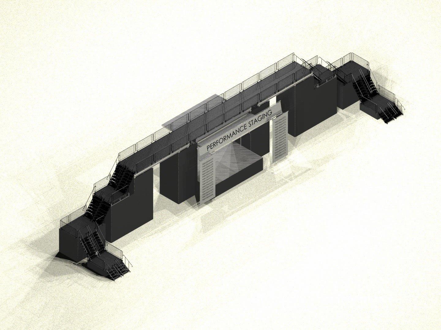 DJ Stage Set VIP Risers