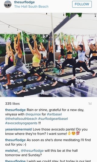 Yoga Event Pool Cover in South Beach, Miami, Florida
