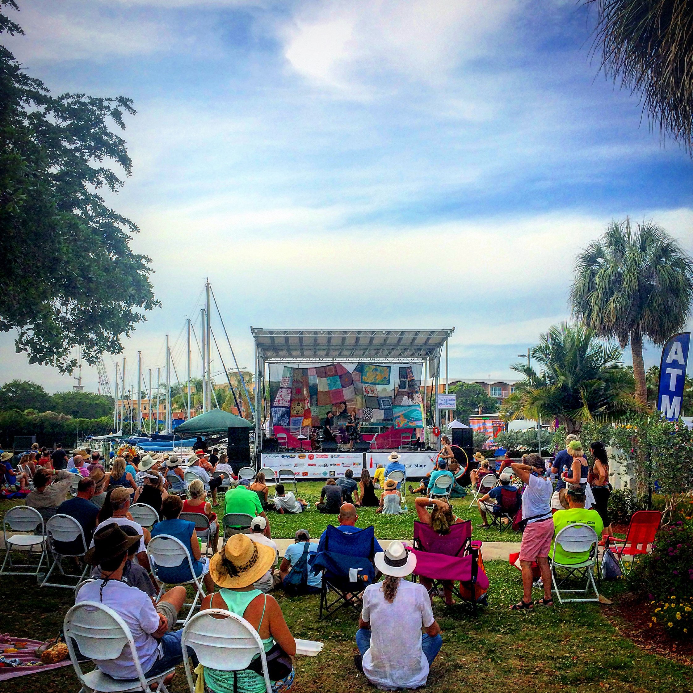 Safety Harbor Provides Beautiful Backdrop for a StageLine SL100 Mobile