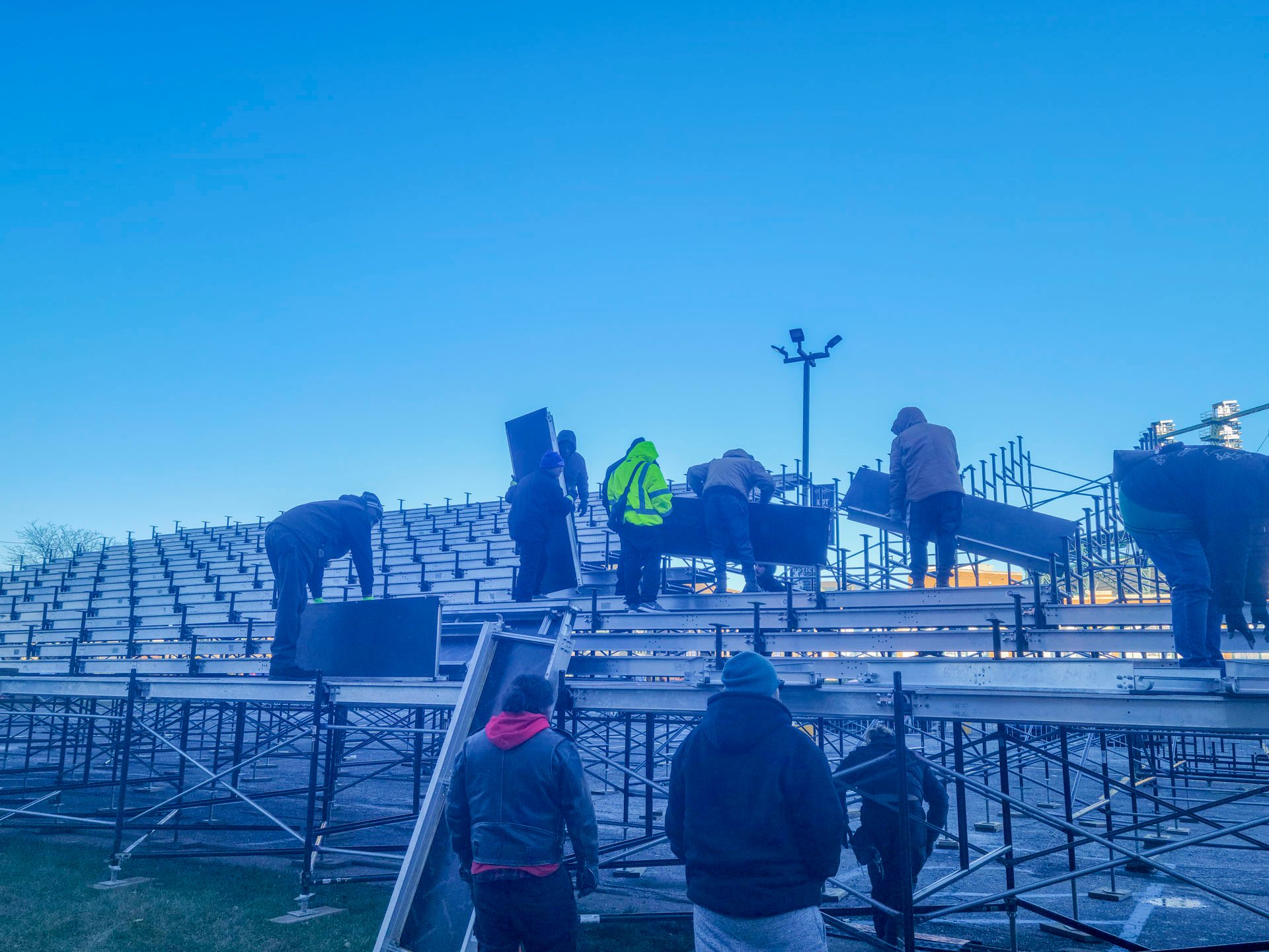 Detroit Parade Bleacher Rental