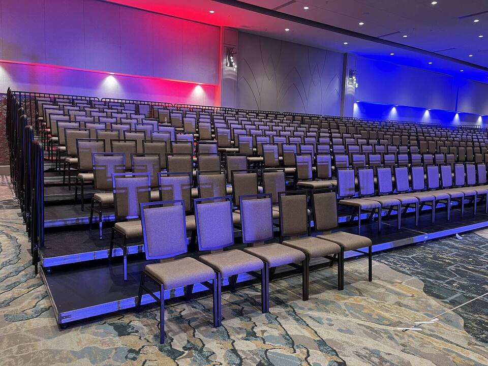 Indoor Audience Risers