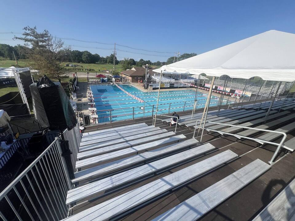 Poolside Bleachers