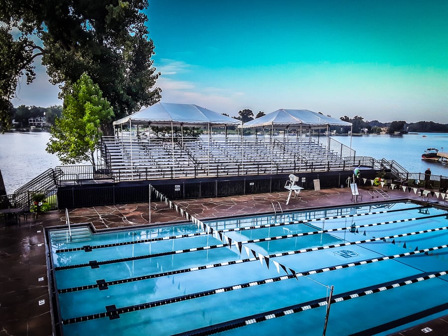 Pine Lake Bleacher Seating Rental