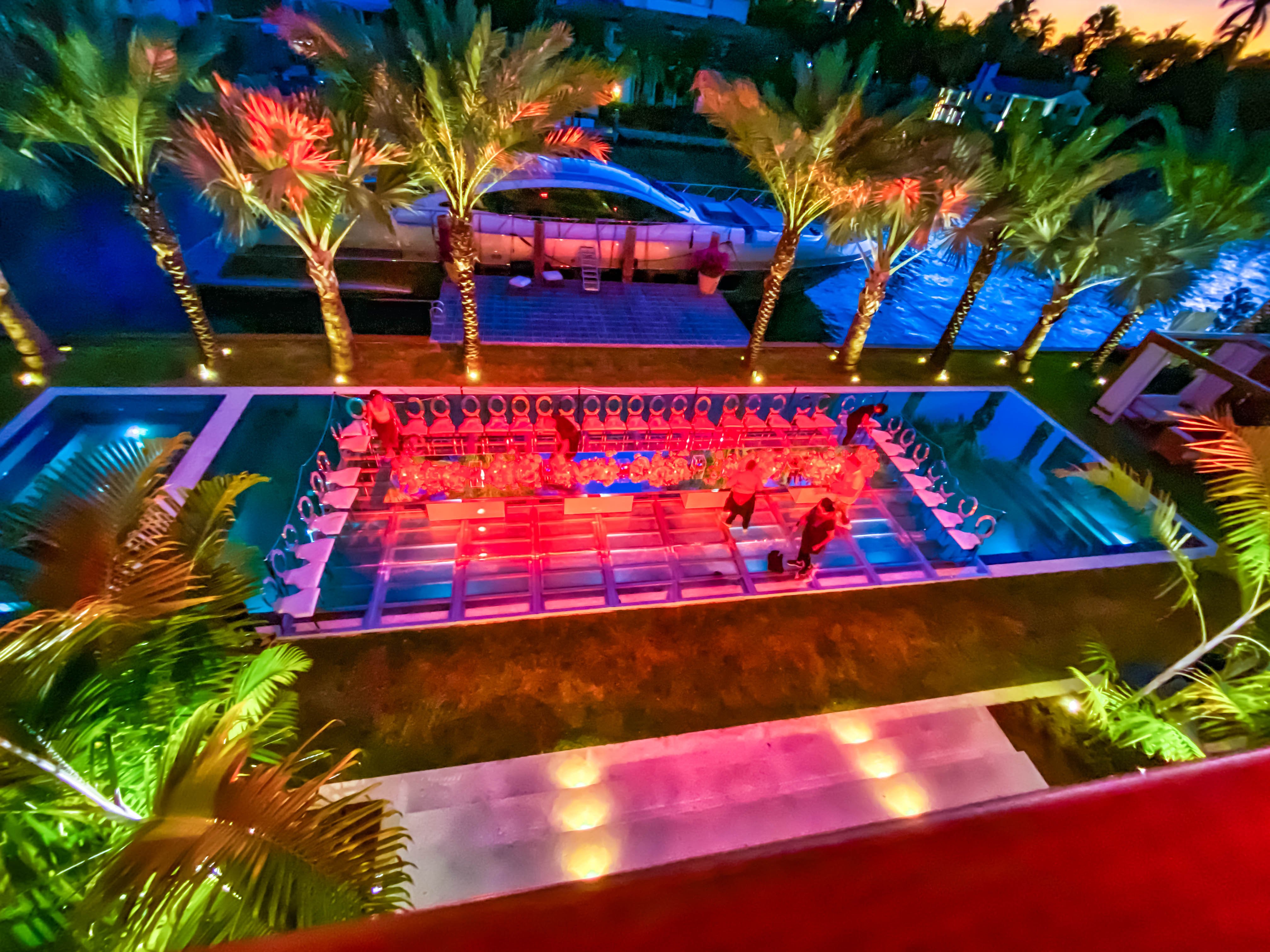 Art Basel Pool Cover in Miami Beach Florida