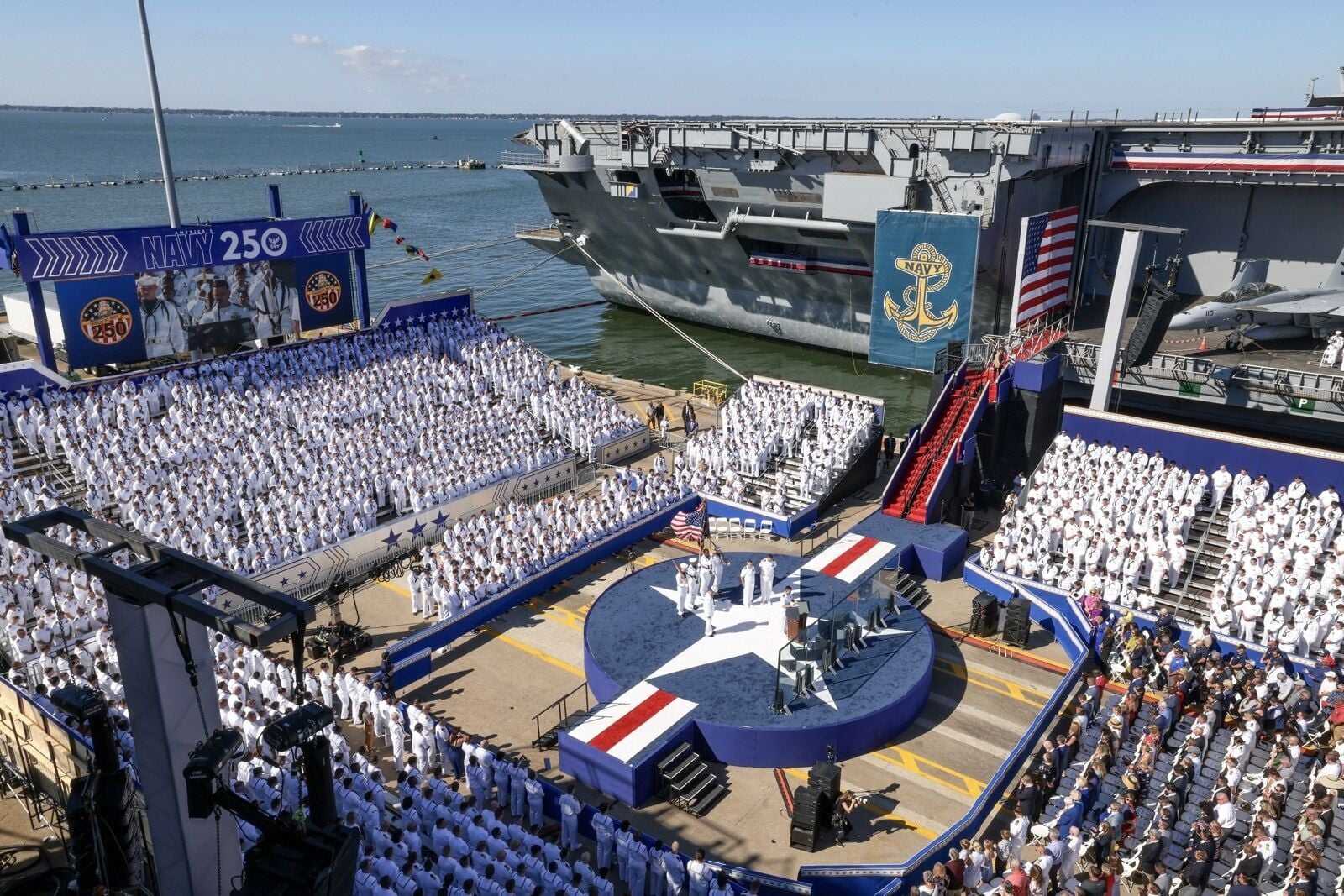 US Navy 250 Bleachers
